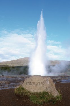 Geysir Strokkur auf Island
