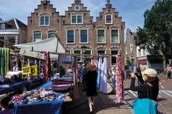 Texitlmarkt - Lapjesmarkt - in der Breedstraat von Utrecht