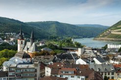 Blick auf Bingen am Rhein
