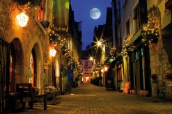 Kirwan's Lane in Galway zur Weihnachtszeit