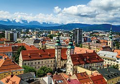 Blick über Klagenfurt