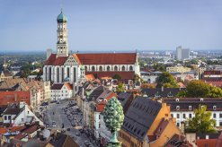 Blick über Augsburg