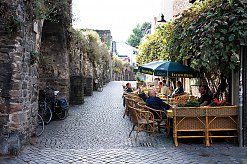 Straßencafé in Maastricht