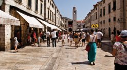 In den Straßen von Dubrovnik