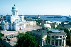 Stadtpanorama Helsinki mit Dom