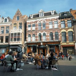 Vismarkt in der Altstadt von Utrecht