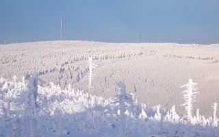 Verschneite Winterlandschaft bei Braunlage