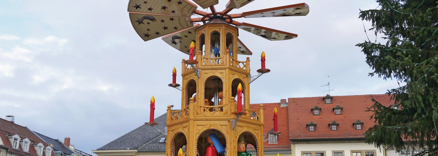 Weihnachtspyramide in Weimar